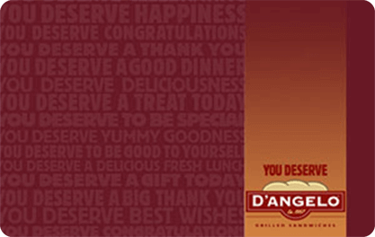 D'Angelo's eGift Card